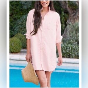 Frank & Eileen Mary Shirtdress Soft pink size medium